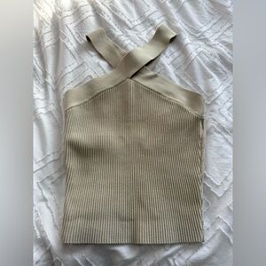 Babaton Sculpt Knit Cross Top